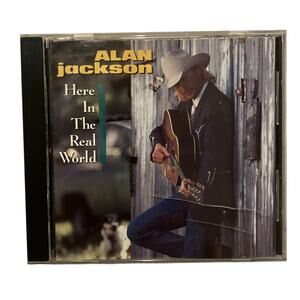 Alan Jackson Here In The Real World CD 1989 Arista Country Classic Original Disc